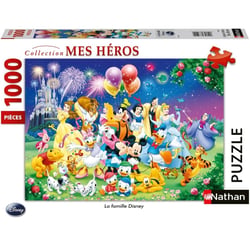 Puzzle La Famille Disney 1000 pcs - Nathan
