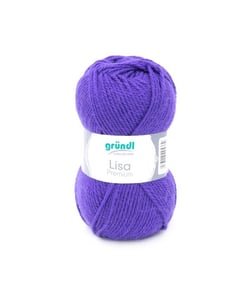 Fil à tricoter LISA PREMIUM UNI - Grundl 21 Violet