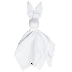 Doudou Lapin  en gaze de coton, Jeanne