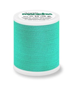Laissez Libre Cours à Votre Créativité avec le Fil à Broder Lana N°12 de Madeira - 200M pour brodeuse et surjeteuse 3996 Vert Turquoise