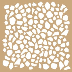 2 pochoirs kraft branches 20x20cm - Artemio