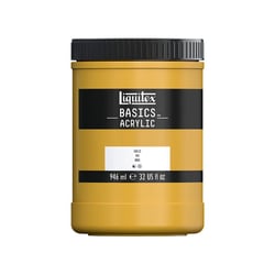 Peinture acrylique - Or - 51 - Liquitex Basics acrylic - Pot 946ml
