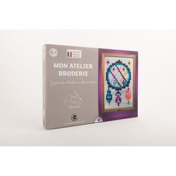 Kit créatif enfant Mon atelier broderie