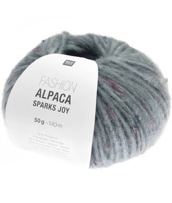 Pelote d'alpaga à tricoter Fashion Alpaca Sparks Joy - Rico Design 06 Bleu