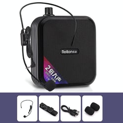 Amplificateur Bluetooth Puissant Avec Microphone Sans Fil Pour Son Clair Noir YONIS