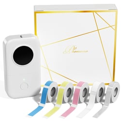 Mini Imprimante Bluetooth Portable Pour Étiquettes Sans Encre 203DPI 5 Rouleaux YONIS