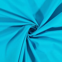 Tissu Coton uni Bleu turquoise