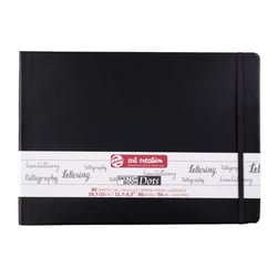 Carnet croquis format A4 (29,7x21cm) - 80 feuilles - 80g - noir - Royal Talens