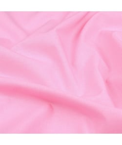 Tissu uni 100 % coton de 150 cm de largeur UNI ROSE vendu par 50 cm