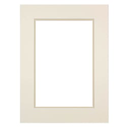 Passe-partout double beige 40x50 cm ouverture 30x40 cm