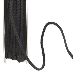 Bobine 30m cordelière polyester 2mm noir