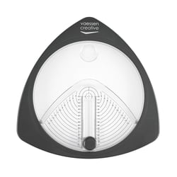 Cutter circulaire - Ø 15 cm - avec 3 lames de rechange - Gris graphite - Vaessen Creative
