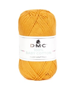Coton à tricoter 100% Baby Cotton - DMC - certifié Oeko-Tex 794 Jaune