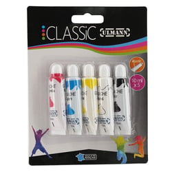 Lot De 5 Tubes De Gouache Assortis 10Ml - Ulmann