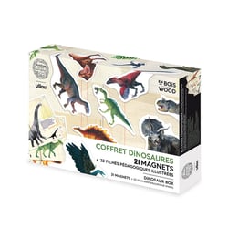 Coffret de 21 magnets dinosaures - Vilac