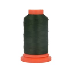 Bobine fil mousse polyester 1000m fabriqué en France pour surjeteuse vert foncé
