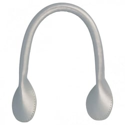 Lot de 2 anses de sac modernes 38 cm argent