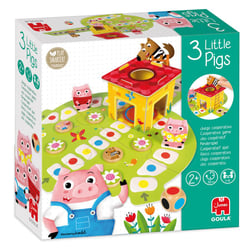 Mon premier jeu des trois petits cochons - Goula - Vert