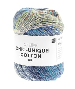 Pelote de coton Creative Chic-Unique Cotton DK 100g de Rico Design : L’alliance parfaite de la créativité et de la légèreté 06 Fresh