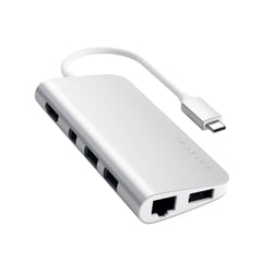 Satechi Hub USB-C Multiport USB 3.0 Power Delivery 49W HDMI 4K et Lecteur SD Argent