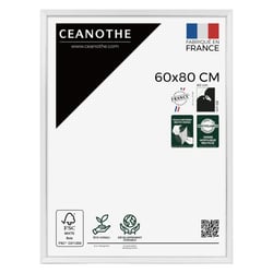 Cadre photo Vittoria blanc 60x80 cm