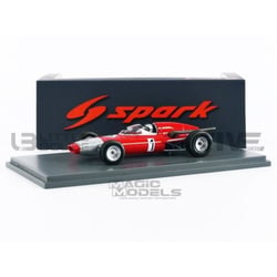 Voiture miniature de collection - SPARK - PROTOS 16 - GP Hockenheim 1967 - Rouge/Blanc - 1/43