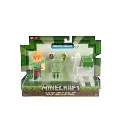 Figurine Minecraft Mattel Alex et Lama articulés 8 cm