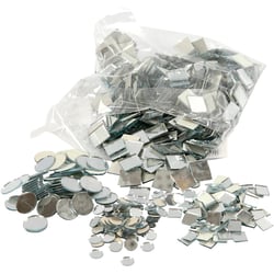 Mosaïques miroirs, d 10-18 mm, ép. 2 mm, 1900 pièces/ 1 Pq.