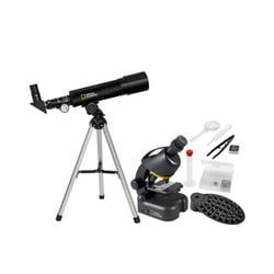 Bresser - Télescope compact + microscope et support de smartphone
