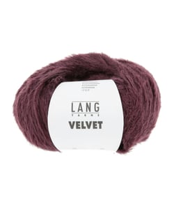 Fil à tricoter VELVET - Lang Yarns 62 Rouge