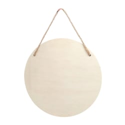 Rond en bois à suspendre et à décorer 20 cm