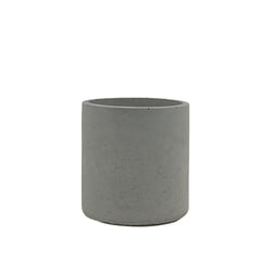 Pot à bougie en béton gris 400 ml