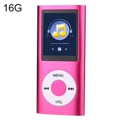 Lecteur MP4 Écran 1.8 Pouces 16GB Avec Écouteurs Et Câble Noir Rose 2 YONIS