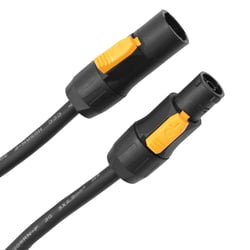 Câble de chaînage électrique de 10 mètres T-One Plugger. 
Câble d'alimentation électrique, 10 mètres, de la série Elite de Plugger, pour tous les projecteurs compatibles.