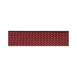 Disquette Tresse simili cuir prune