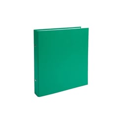 Classeur - Petit format - Vert - 17x22cm - 2 anneaux - Dos 25mm - Cartonné