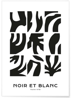 Affiche Noir et blanc | A3 : 29,7x42cm