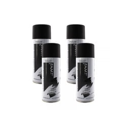 Lot de 4 sprays de peinture - noir mat - Amt