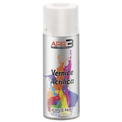 Spray de peinture - Acrylique - Blanc trafic - RAL 9016 - Brillante - Tous supports - APR3 - 400ml
