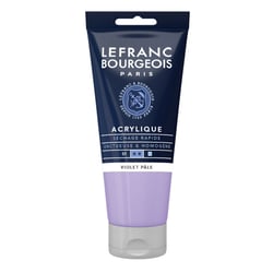 Peinture Acrylique en tube violet pâle 80ml Lefranc & Bourgeois