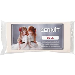 Pâte polymère - A cuire - Pâte à modeler - Finition porcelaine - Biscuit - Bloc de 500g - Cernit - Doll collection