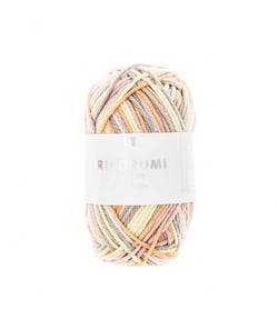 Pelote de coton RICORUMI PRINT DK 25 gr - Rico Design 01 Multicolore