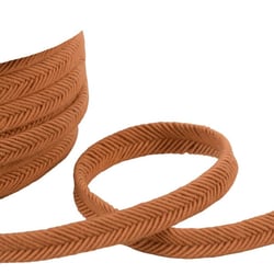 Bobine 20m double cordon fils 10mm beige foncé