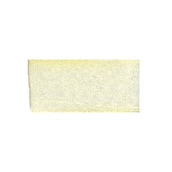 Ruban 25m mousseline en polyamide jaune paille