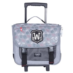 Cartable à roulettes Camps Boy 38 CM Trolley Haut de gamme Logos