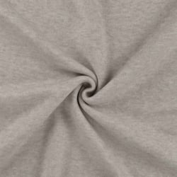 Tissu Maille Viscose lourde Maelis uni  Beige chiné