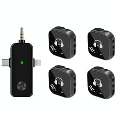 Microphone Sans Fil 5.8G Double Écouteur Monitoring Longue Durée Faible Latence YONIS