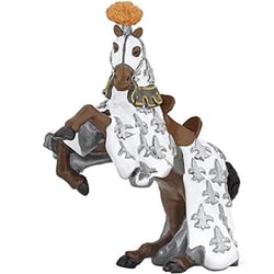 Figurine Cheval du Prince Philippe blanc - Papo