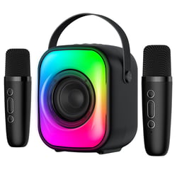 Enceinte Bluetooth Karaoke Portable Avec 2 Micros Pour Fêtes Et Camping YONIS