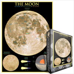 Puzzle 1000 pièces - La lune - Eurographics